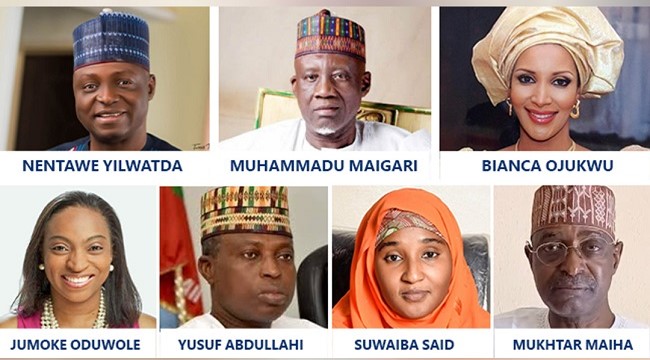 ECONOMIC HARDSHIP, TINUBU REASSURES NIGERIAN SAS HE SWORES IN SEVEN NEW MINISTERS