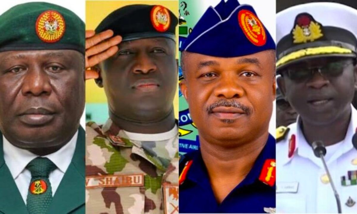NIGERIANS SET HIGH EXPECTATIONS FROM NEW SERVICE CHIEFS￼