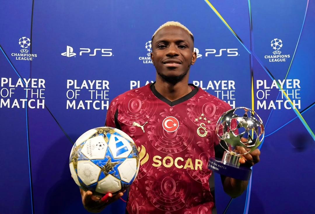 OSIMHEN BECOMES SECOND NIGERIAN WITH UCL HAT-TRICK￼