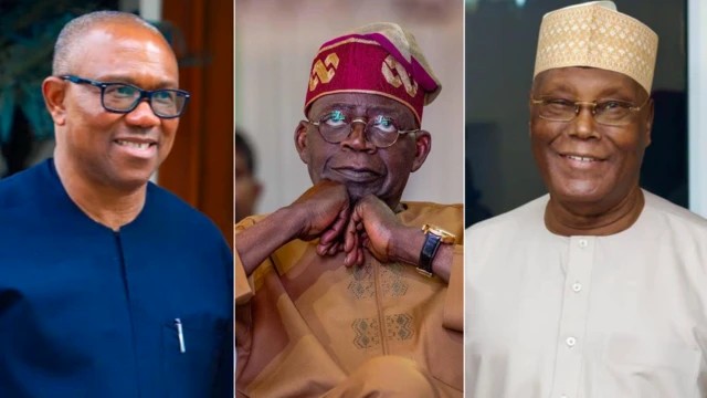 2027: Tinubu, Atiku, Obi weigh ex-govs for campaign DG roles
