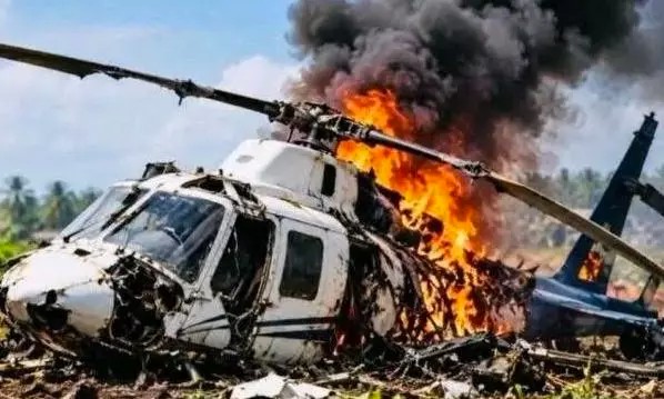 helicopter crashes in Ondo